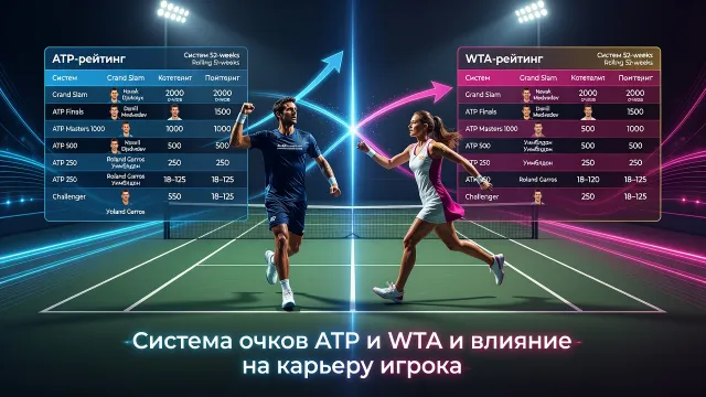 Чем отличается atp от wta? Система очков atp и wta и влияние на карьеру игрока